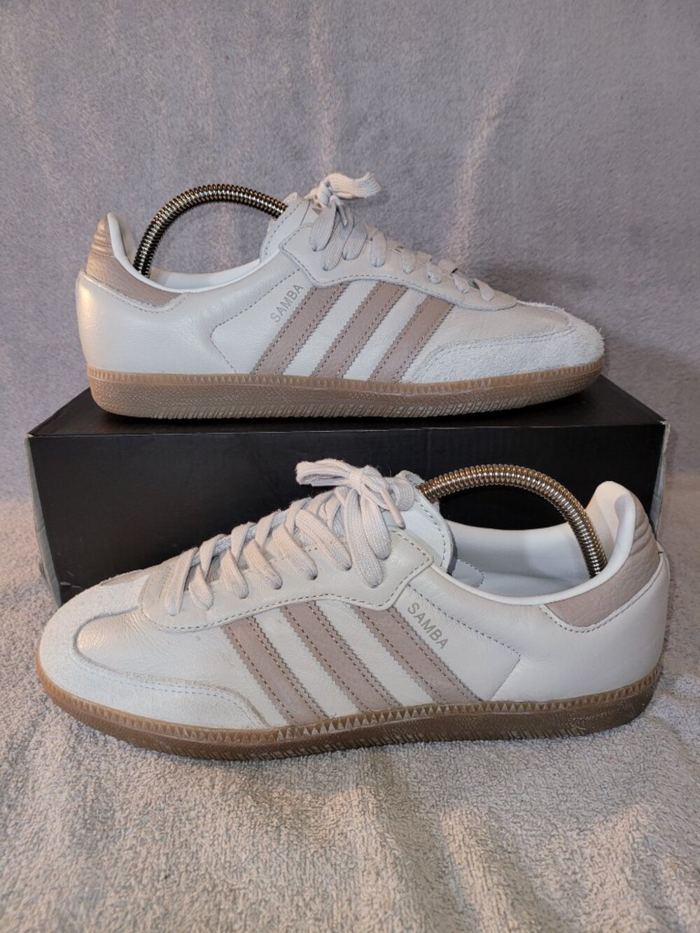 Adidas Samba OG Originals Vapor Grey Gum Men's Size 9 Sneakers JH5792 (#2801)